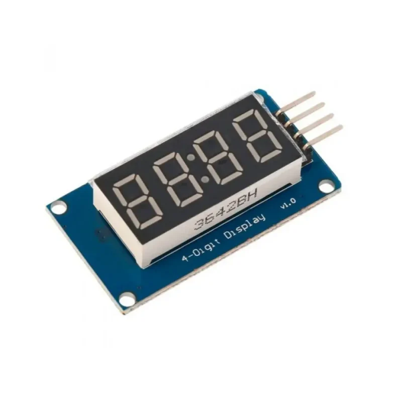 4-Digits 7-Segment LED Display Module (TM1637)